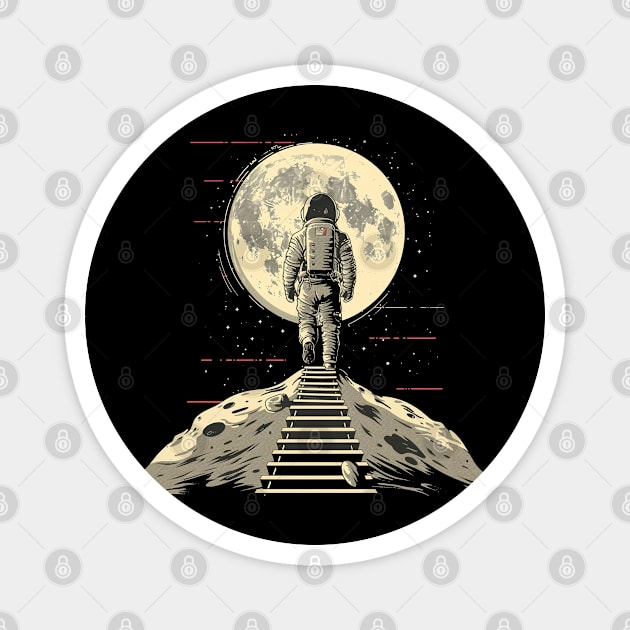 Staircase to the Moon Magnet by TacoTruckShop